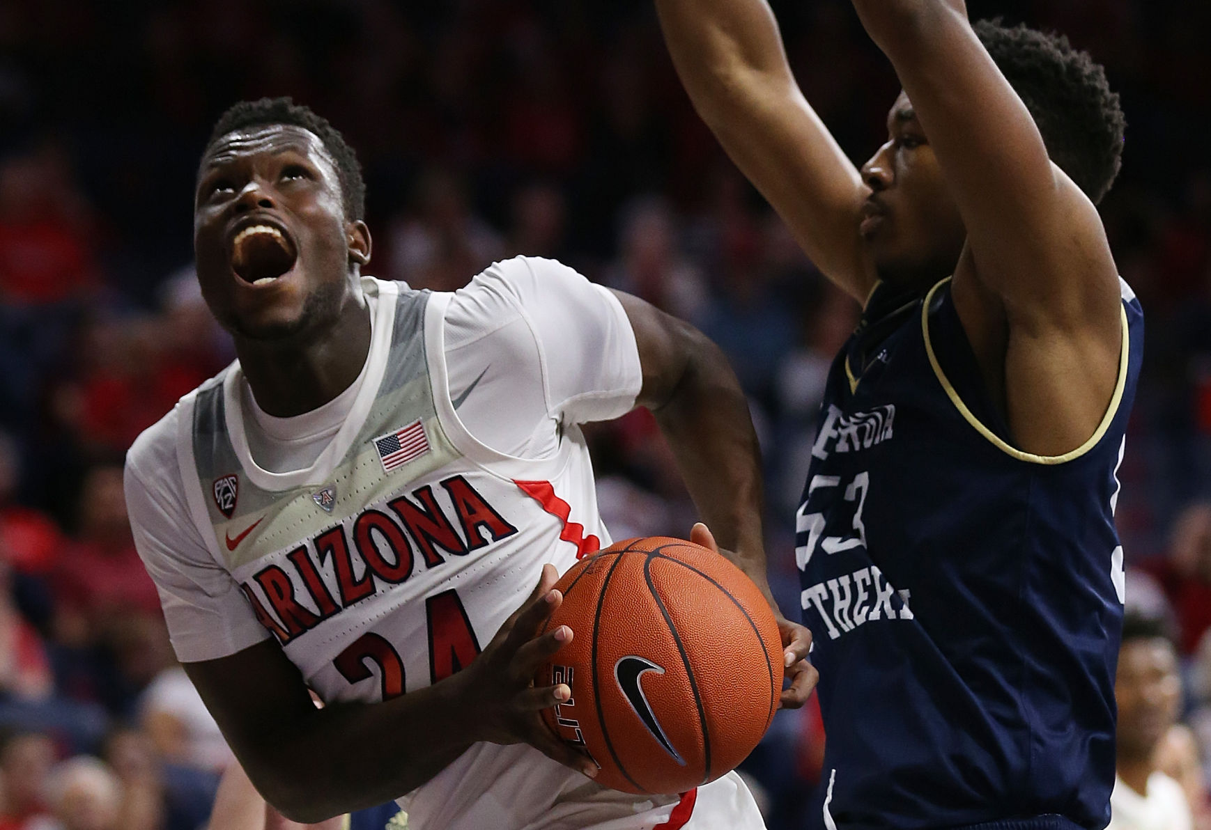 Arizona Wildcats 100, Georgia Southern Eagles 70
